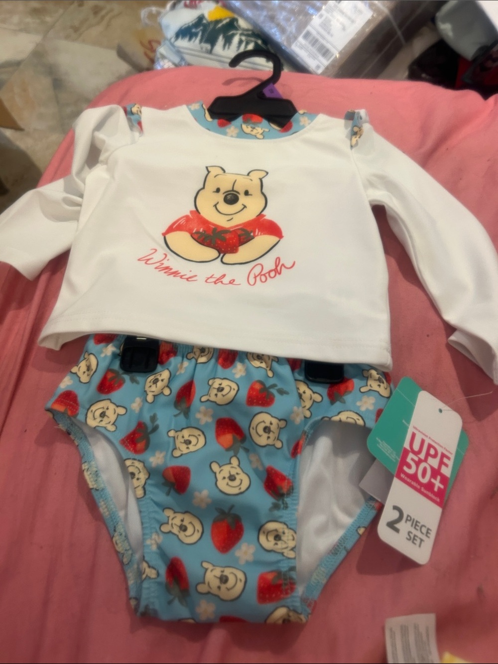 NWT Sz 12 mths Winnie the Pooh swim suit 2pc